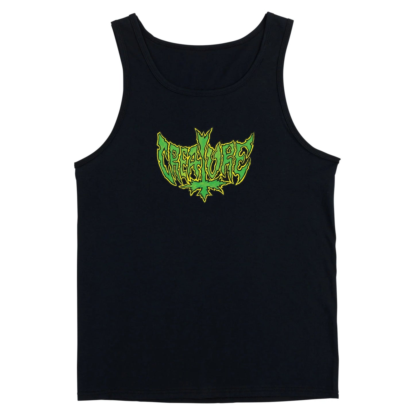 Gravette Hippie Skull Creature Tank Top (Black)
