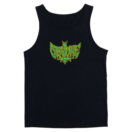 Gravette Hippie Skull Creature Tank Top (Black)