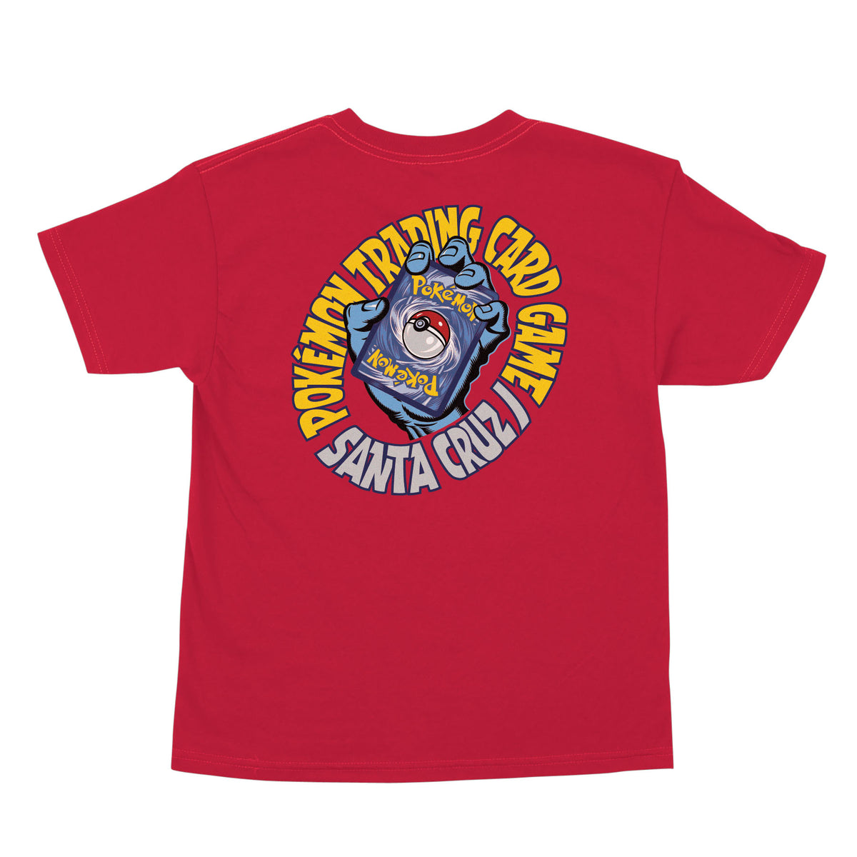 Pokémon TCG Hand "YOUTH" S/S Midweight T-Shirt Santa Cruz - Red