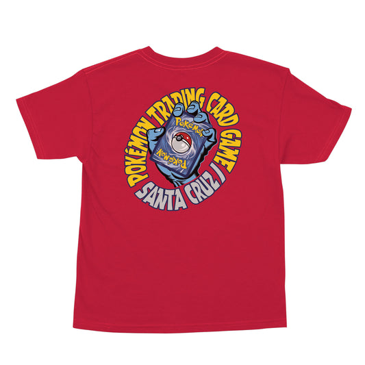 Pokémon TCG Hand "YOUTH" S/S Midweight T-Shirt Santa Cruz - Red