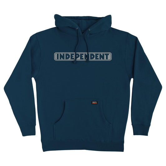 Independent Bar Logo Reflective Hoodie (Navy)