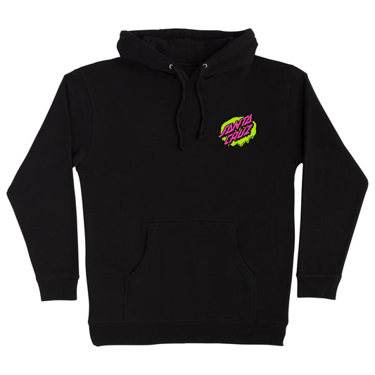 Santa Cruz Slime Scream P/O Hooded Heavyweight Sweatshirt (Black)