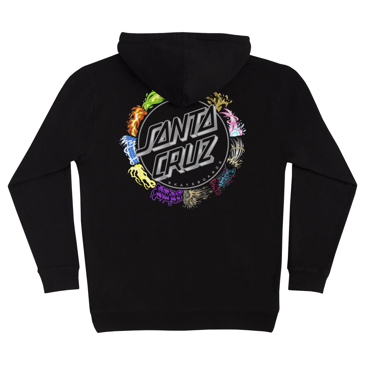 Pokémon Power Dot P/O Hooded Midweight Sweatshirt Santa Cruz - Black