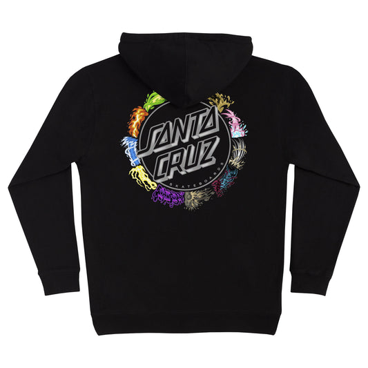 Pokémon Power Dot P/O Hooded Midweight Sweatshirt Santa Cruz - Black