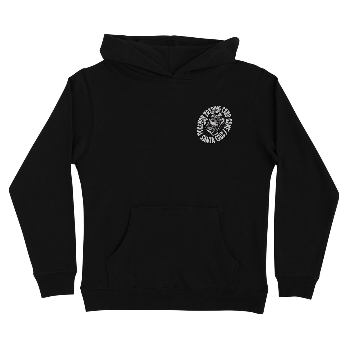 Pokémon TCG Hand "YOUTH" P/O Hooded Midweight Sweatshirt Santa Cruz - Black