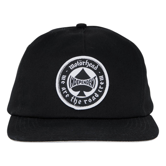 Independent Motörhead Spade Snapback Unstructured Hat (Black)