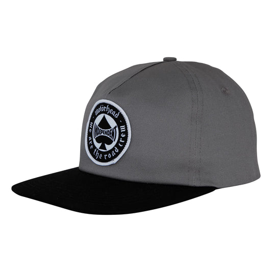 Independent Motörhead Spade Snapback Unstructured Hat (Char/Black)