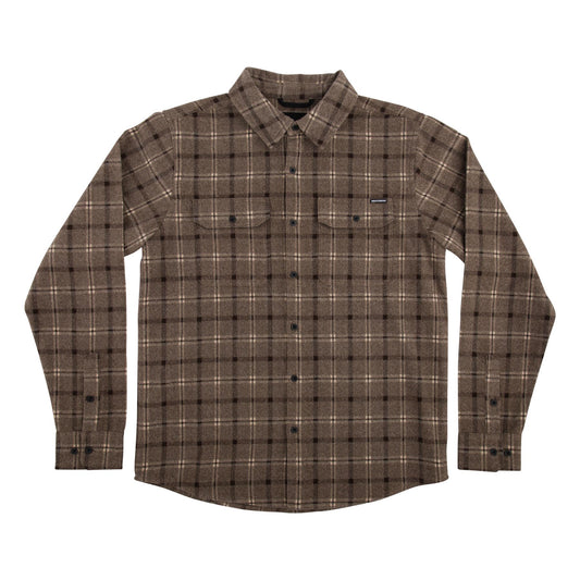 Independent Belmont L/S Flannel (Brown/Black)