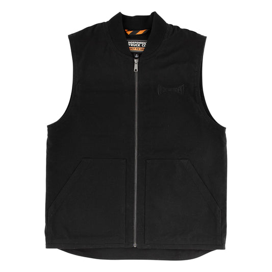 Independent Built To Grind Mens Canvas Vest (Black)