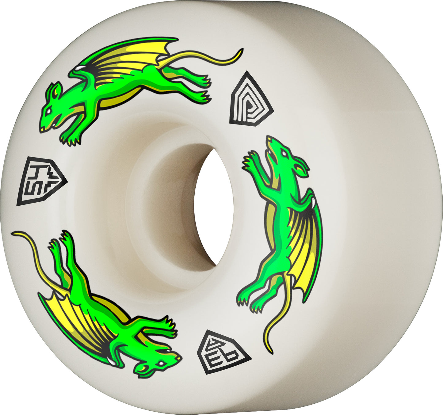 Powell Peralta Dragon Formula Nano Rats Skateboard Wheels 54mm x 34mm 93A
