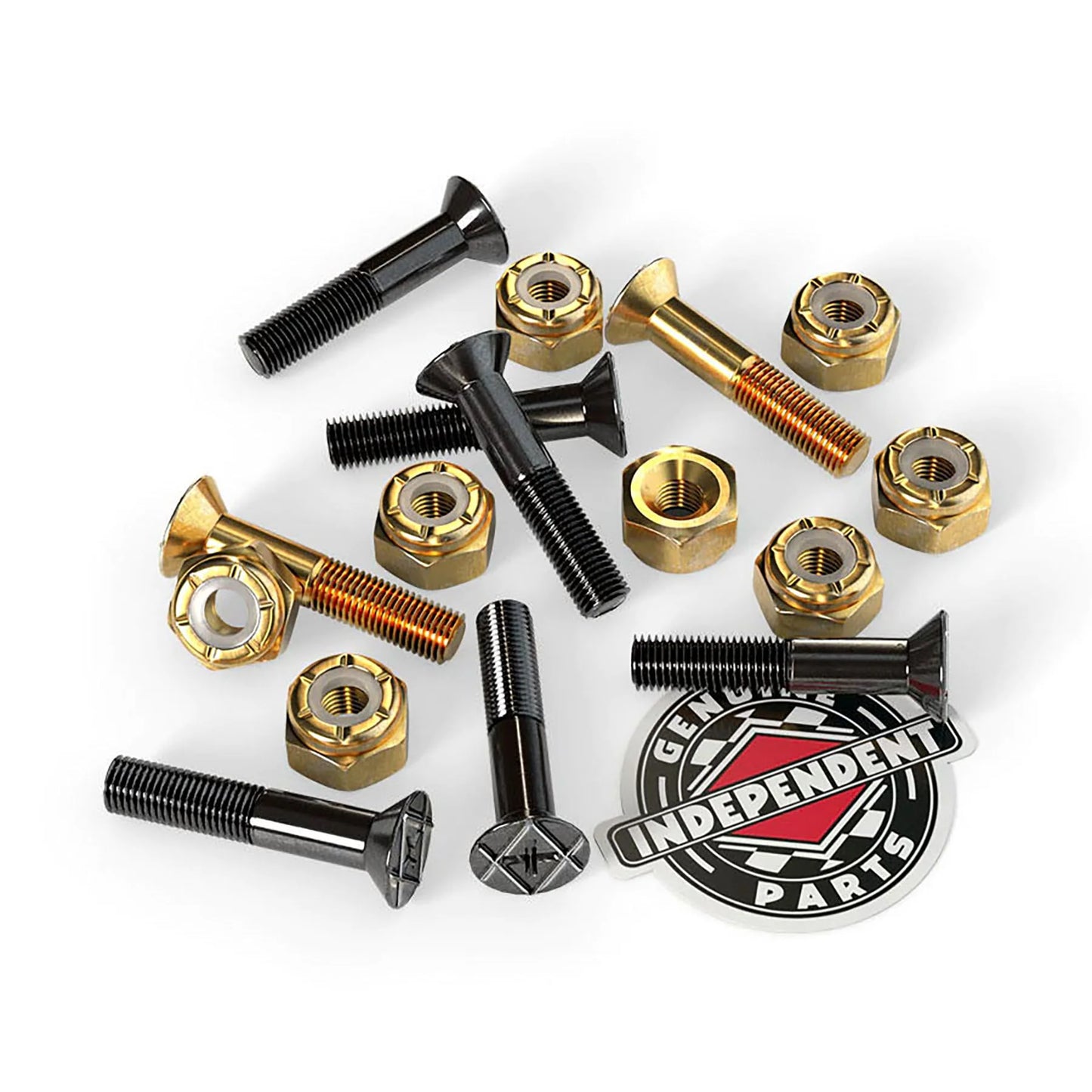 Independent Genuine Parts 7/8" Phillips Hardware (Black & Gold)