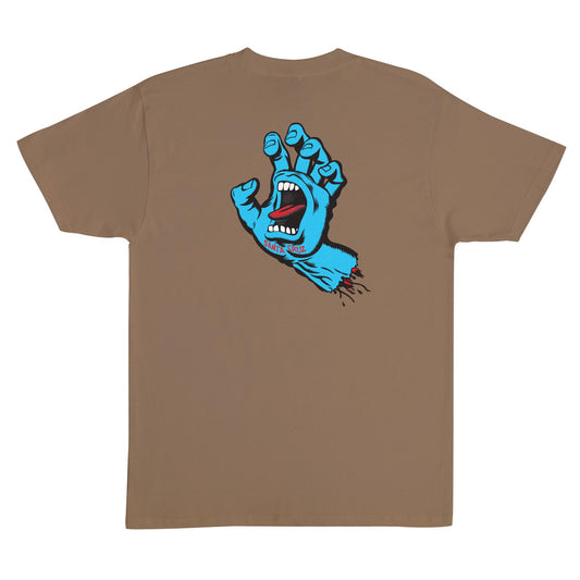 Santa Cruz Screaming Hand T-Shirt (Woodland Brown)
