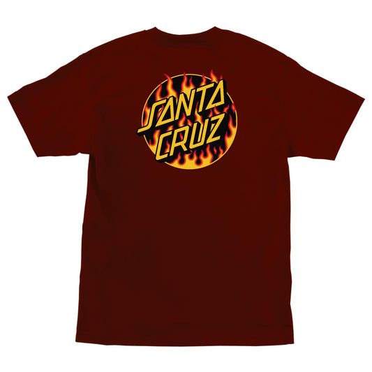 Santa Cruz x Thrasher Flame Dot T-Shirt (Available in 2 Colors)