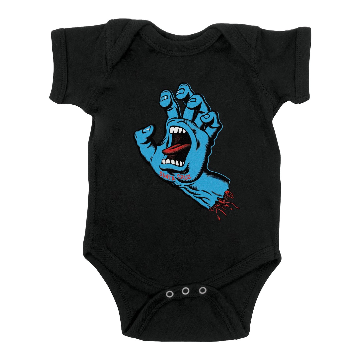 Santa Cruz Screaming Hand Baby One Piece Onesie (Choose Color)