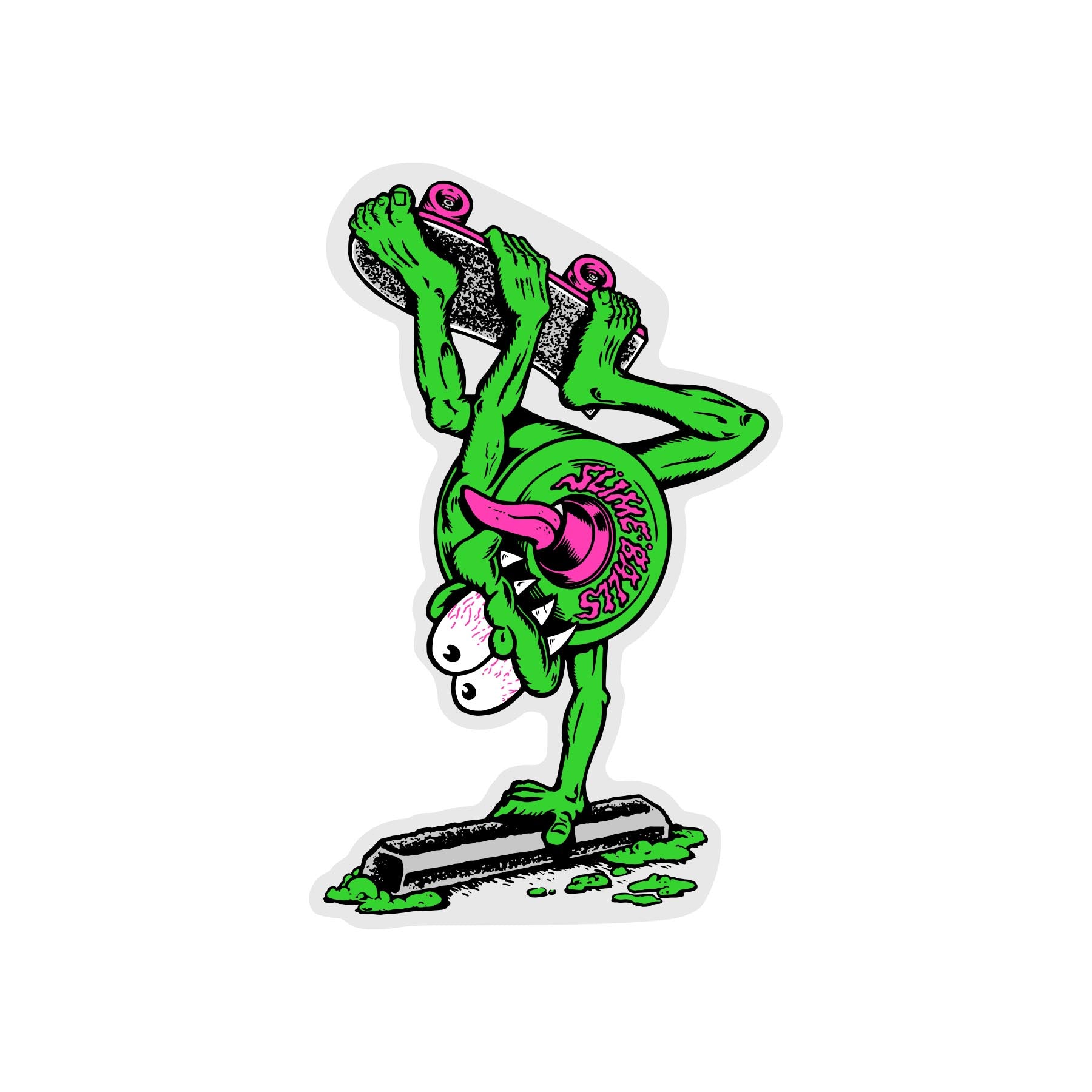 Slime Balls Slimey II Sticker – Old Skull Skateboards