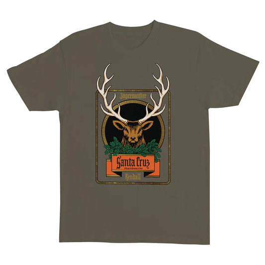 Jßgermeister Kendall Deer Mens Santa Cruz T-Shirt (Olive)