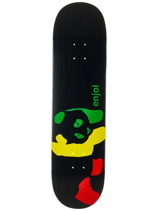 Enjoi Rasta Panda Skateboard Deck 8.25 x 32