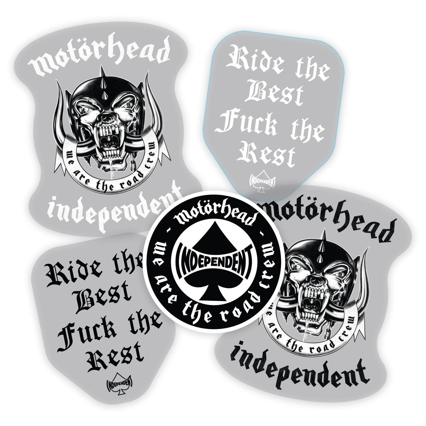 Independent Motörhead Assorted Sticker Pack of 5