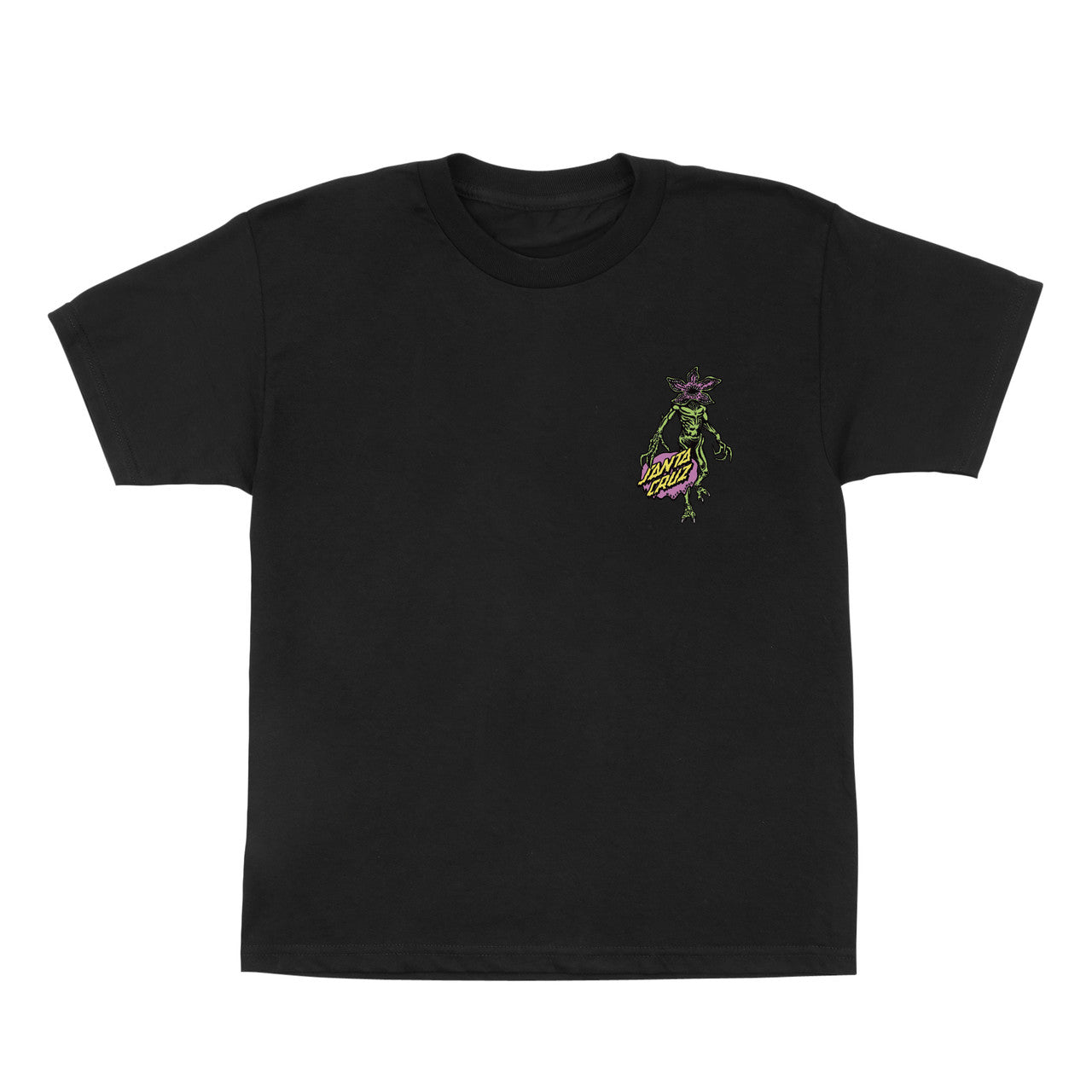 Santa Cruz Stranger Things Demogorgon Dot Youth T-Shirt (Black)
