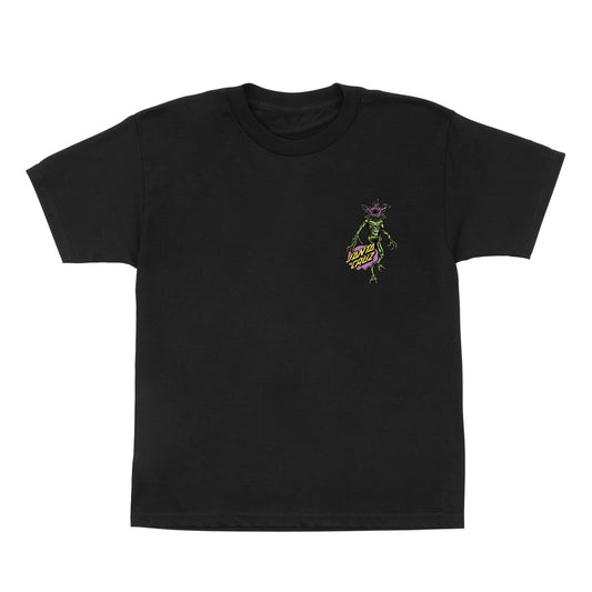 Santa Cruz Stranger Things Demogorgon Dot Youth T-Shirt (Black)