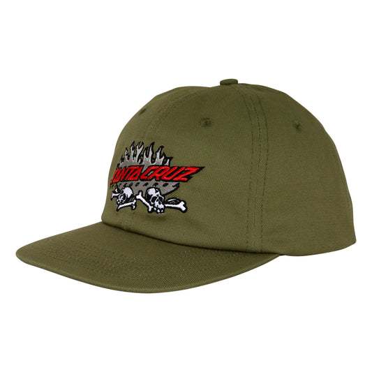 Santa Cruz Salba Voodoo Pit Snapback Unstructured Hat - Fern
