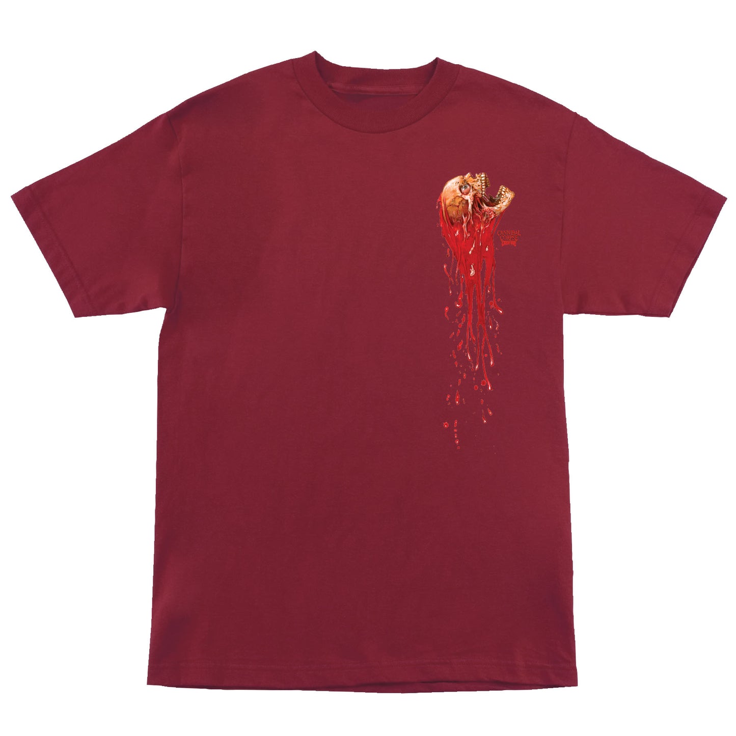 Cannibal Corpse S/S Heavyweight T-Shirt Cardinal Red Creature