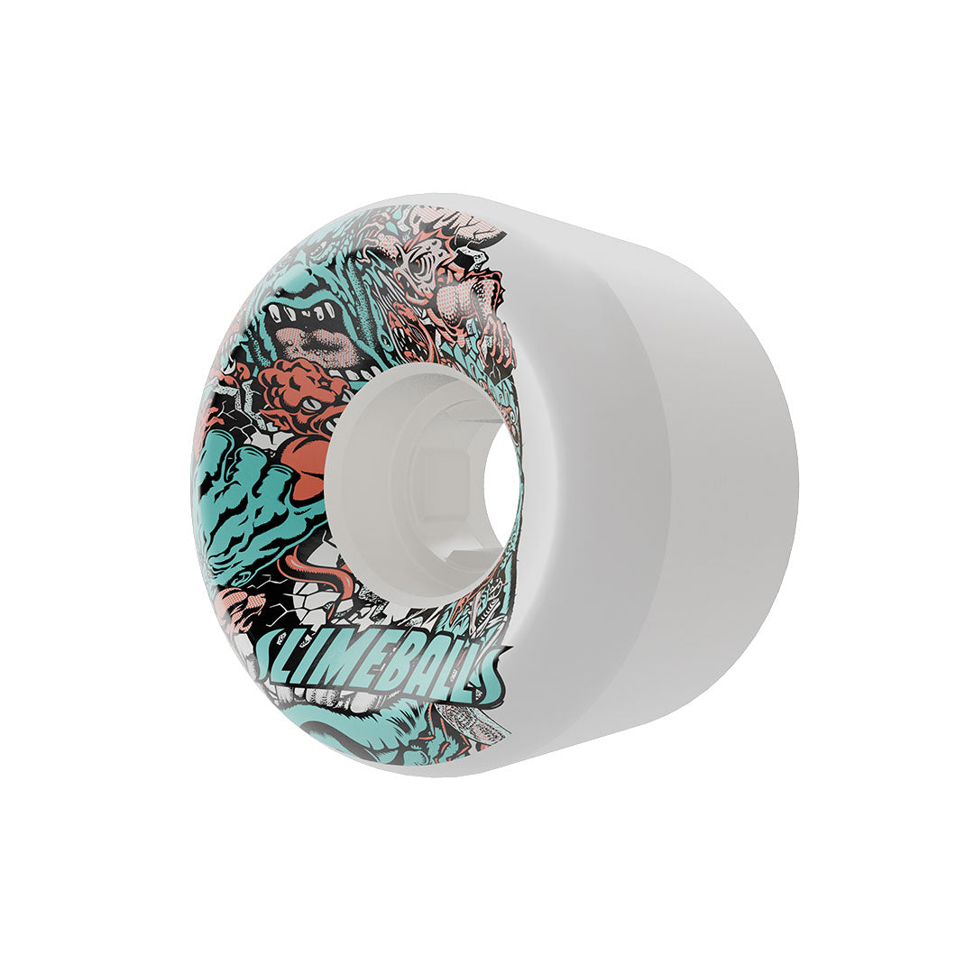 56mm Rob Roskopp Five Reissue 97a Full Combo Slime Balls Skateboard Wheels