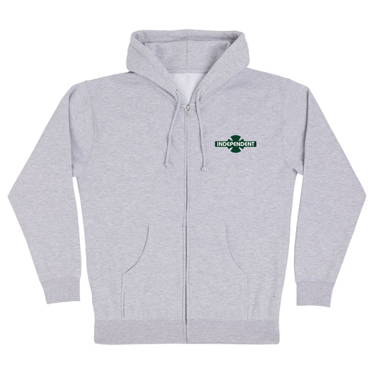 Independent OGBC Legacy Zip Hooded Sweatshirt (Grey)