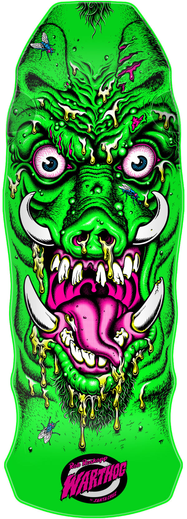 11in Rob Roskopp Warthog Santa Cruz Freaks Skateboard Deck