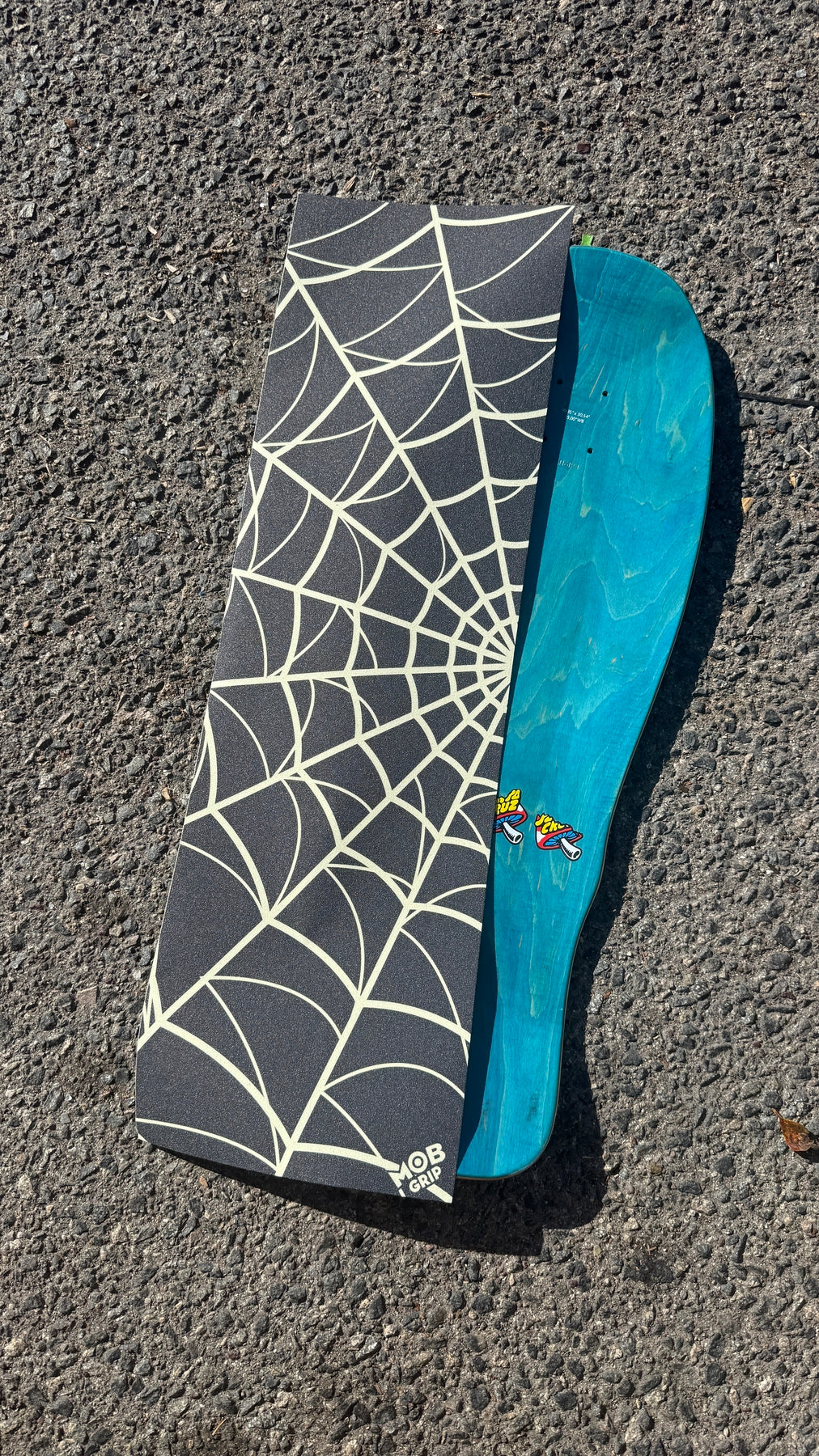 Glow Web Grip Tape 10in x 33in Sheet Graphic Mob