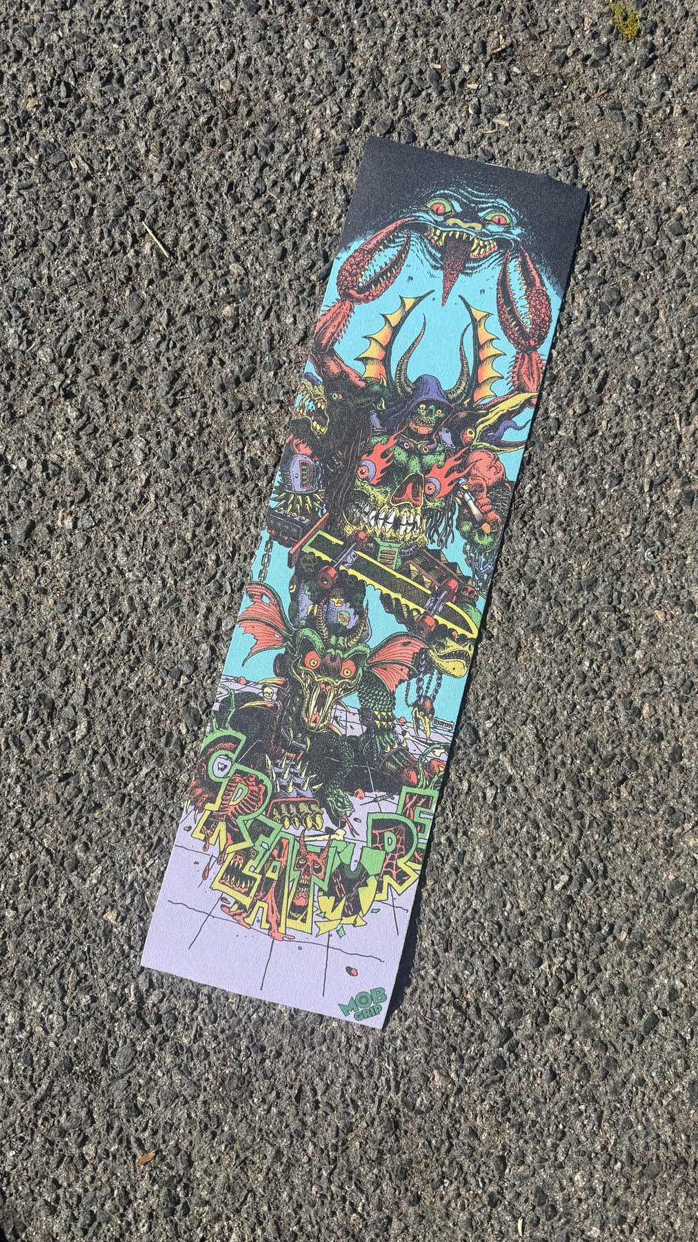 Creature Riot1394 Hallucination Grip Tape 9in x 33in Sheet Graphic Mob