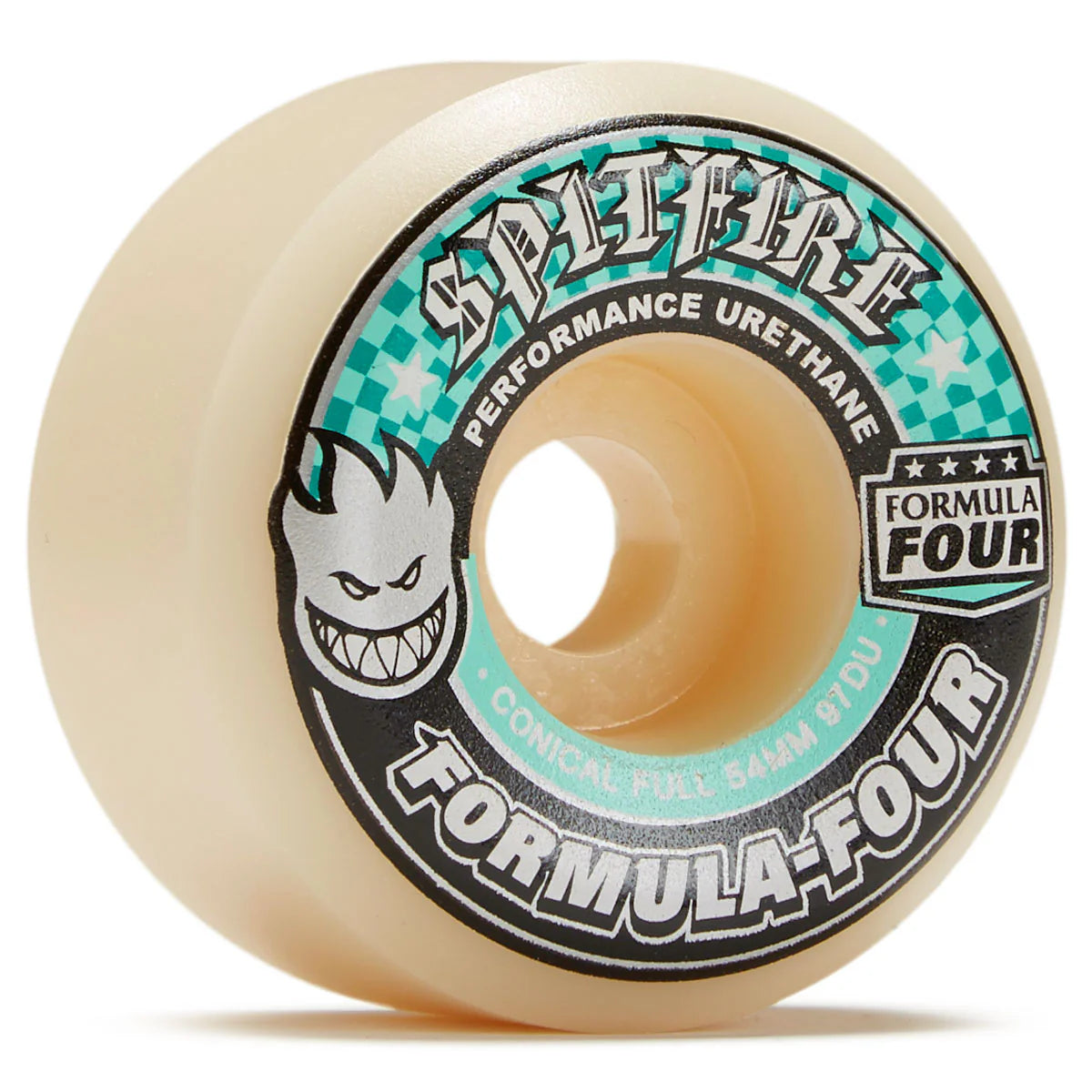 Spitfire Wheels Formula Four Conical Full Skateboard Wheels - 54mm 97a (Set of 4)