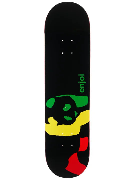enjoi Rasta Panda Skateboard Deck 8.0 x 31.6