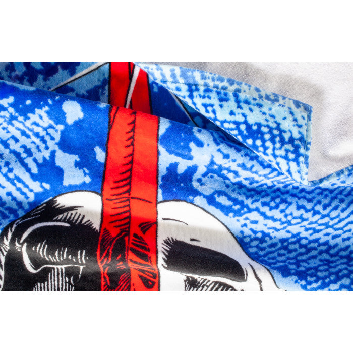 Powell Peralta Skull & Sword Beach Towel Blue Fade
