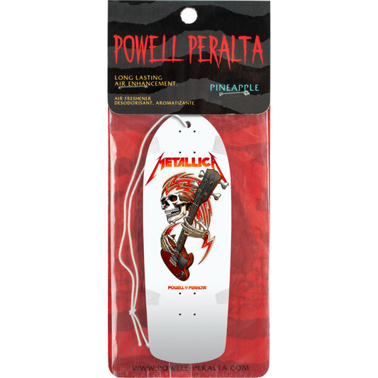 Powell Peralta Metallica Collab Deck Air Freshener Pineapple (White)