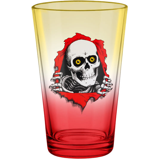 Powell Peralta Pint Glass Ripper Yellow/Red Fade