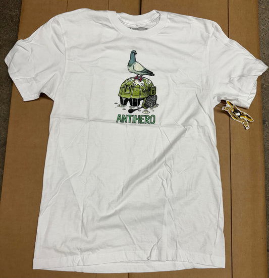 Anti Hero Lebertad Skateboard T-Shirt (White)