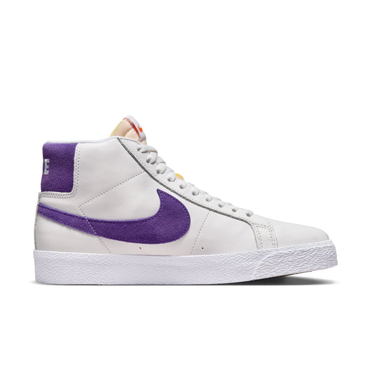 NIKE SB ZOOM BLAZER MID (WHITE/ COURT PURPLE)