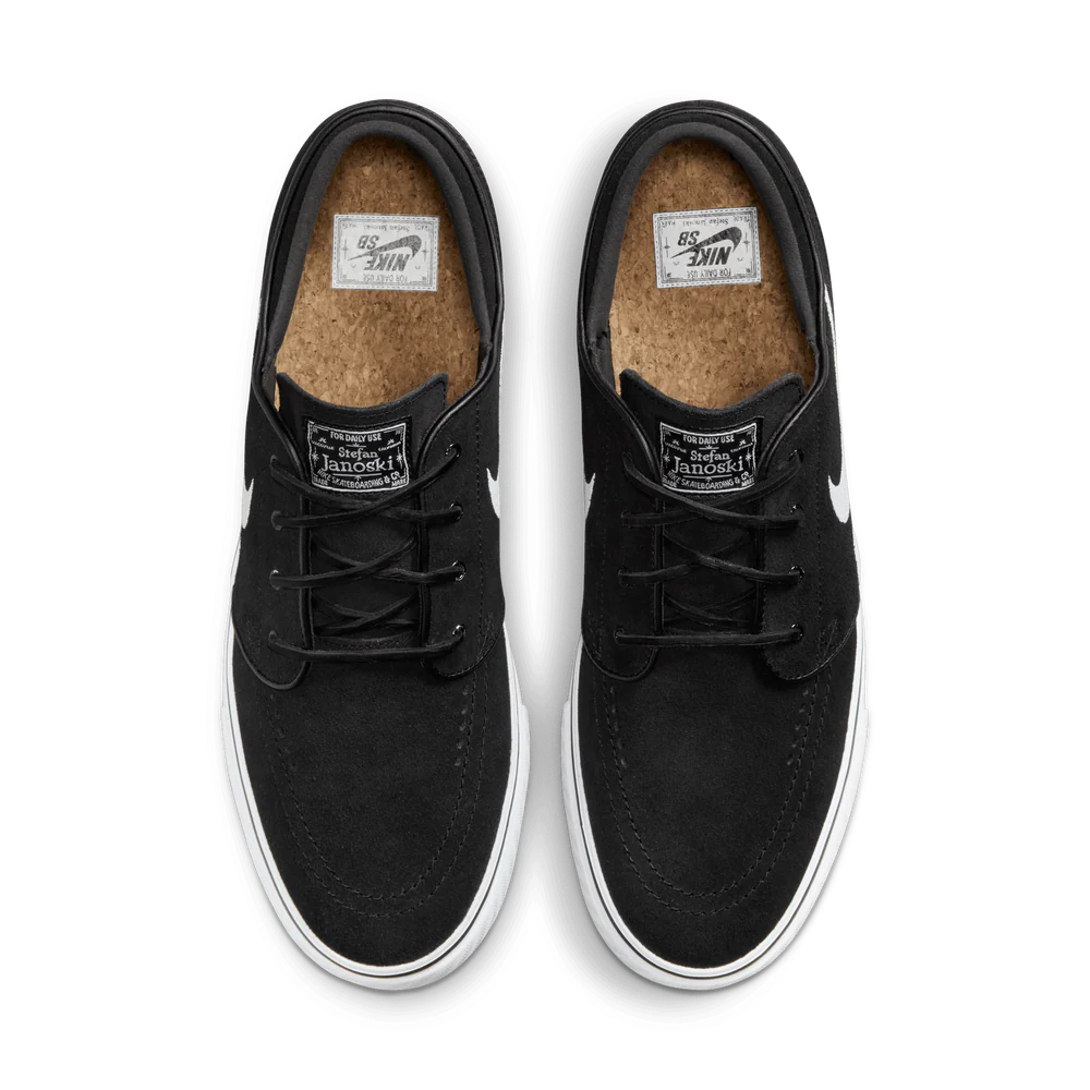 Nike SB Zoom Janoski OG+ Skateboard Shoe - Black/White-Black-White