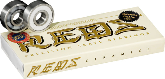Bones® Ceramic REDS® Skateboard Bearings 8 pack