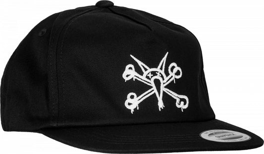 Powell Peralta Vato Rat Snapback Hat (Black)
