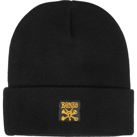 BONES WHEELS Beanie Vato Noir Fold - Blk