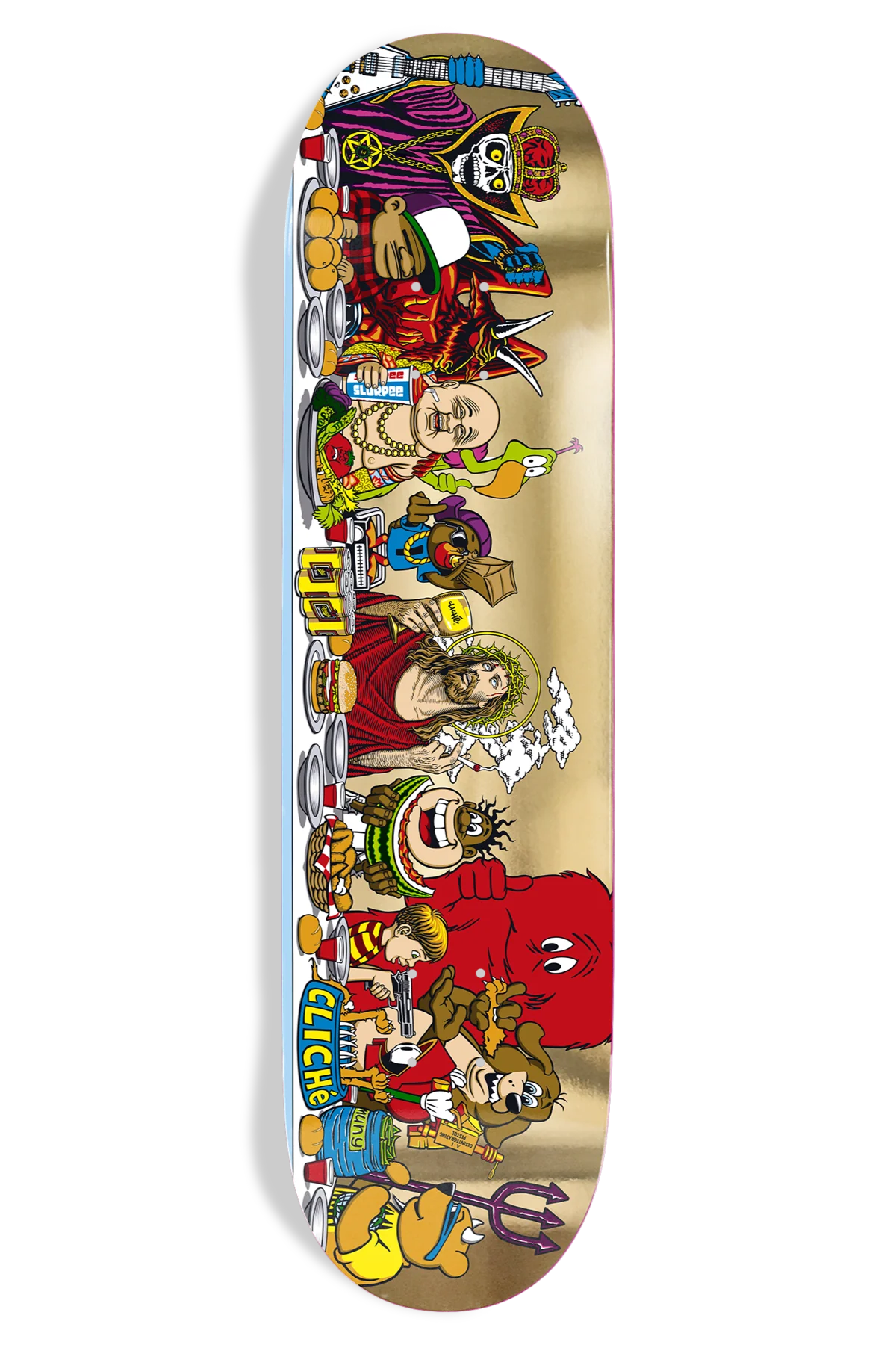 Cliche Last Supper Golden Ticket Blind Bag Skateboard Deck - 8.5