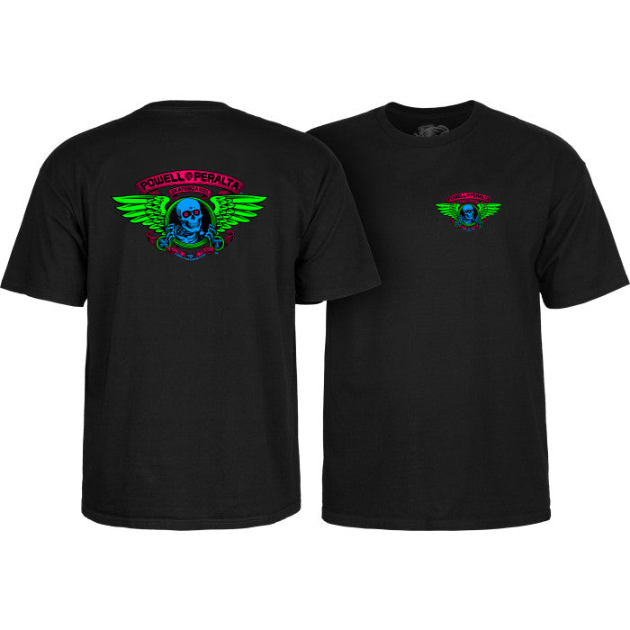 Powell Peralta Winged Ripper T-Shirt - Blacklight