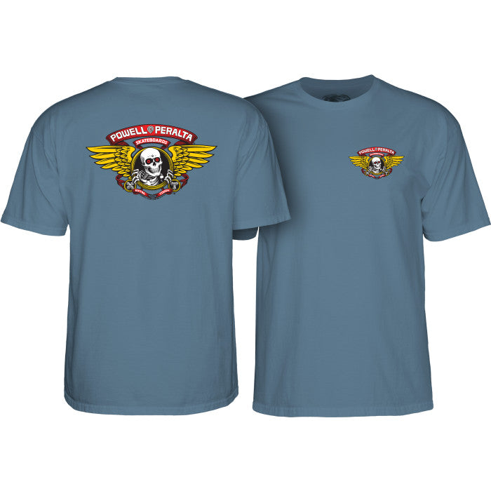 Powell Peralta Winged Ripper T-Shirt - Indigo Blue