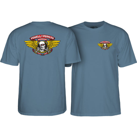 Powell Peralta Winged Ripper T-Shirt - Indigo Blue