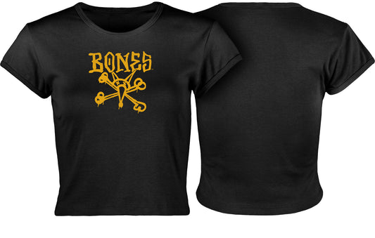 BONES WHEELS Vato Girls Crop - Black