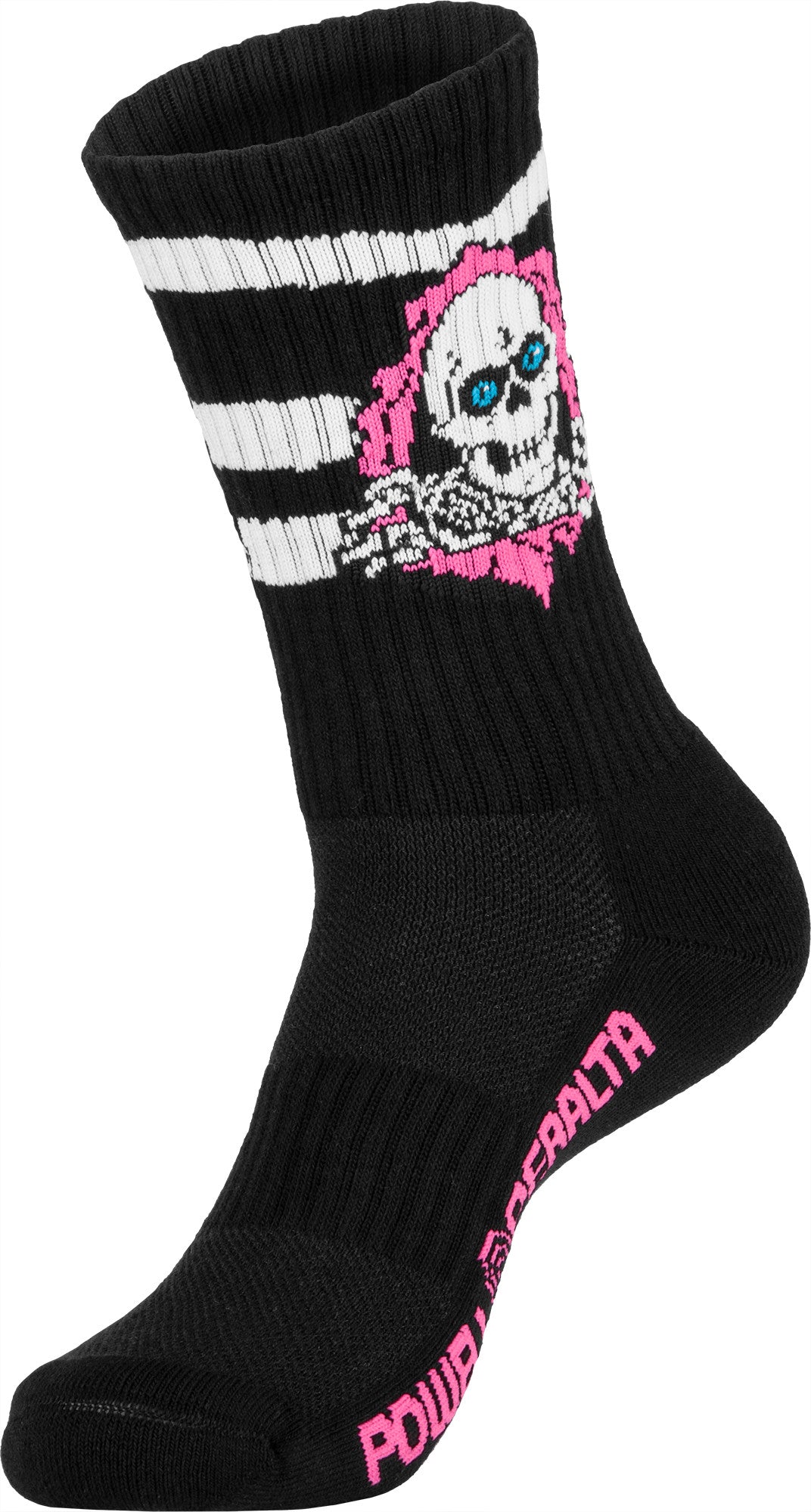 Powell Peralta Ripper Cotton Socks Stripes Black/Pink