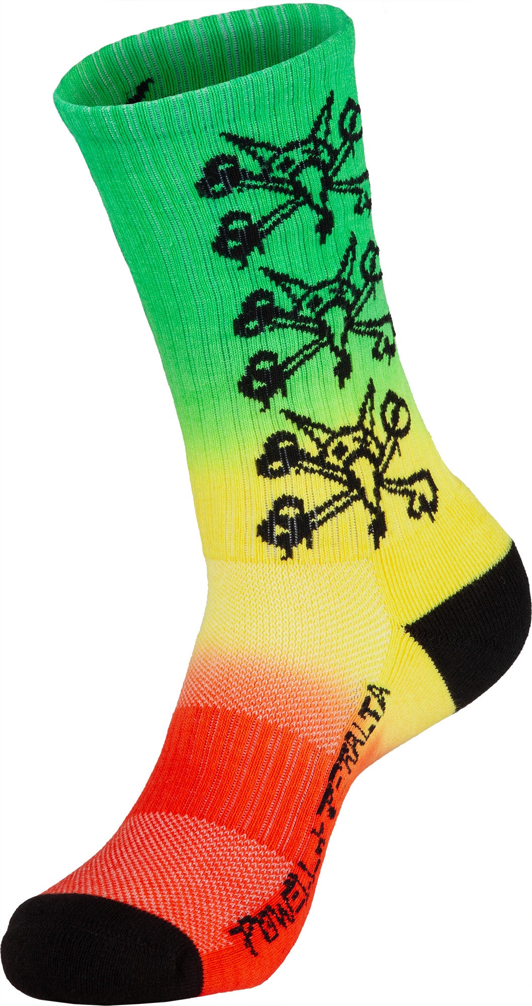 Powell Peralta Vato Rats Cotton Socks Rasta Fade