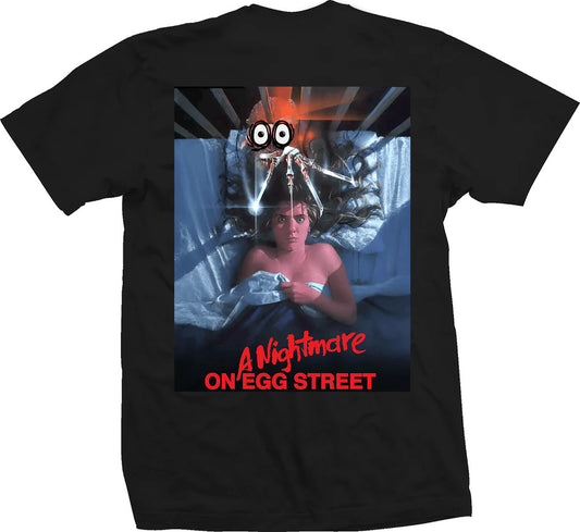 HEROIN SKATEBOARDS NIGHTMARE ON EGG STREET TEE